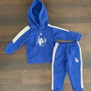 LA Dodgers Toddler Sweatshirt and Sweatpants